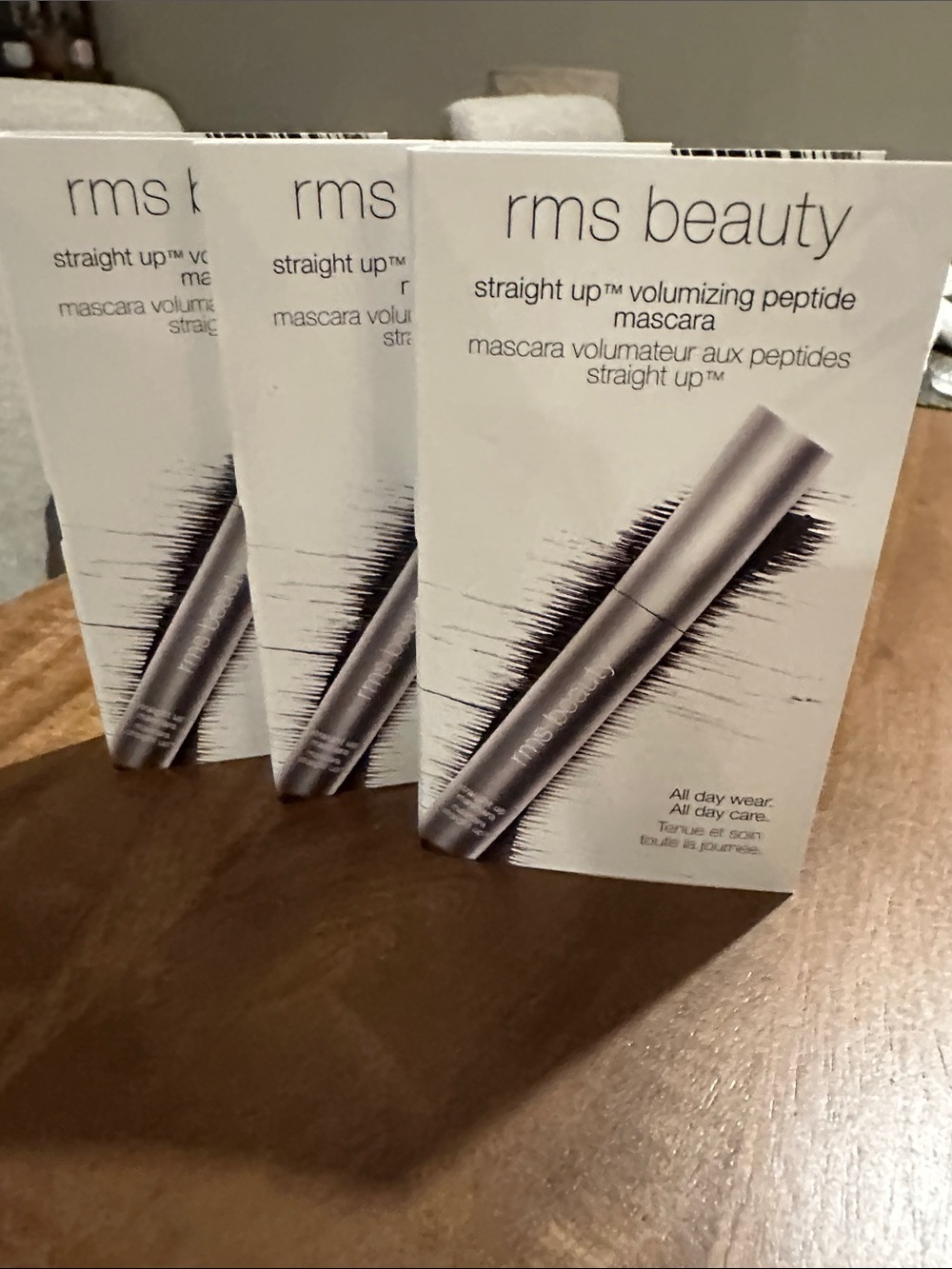 🆕 RMS Beauty Straight Up Volumizing Peptide Mascara SAMPLE size x 3